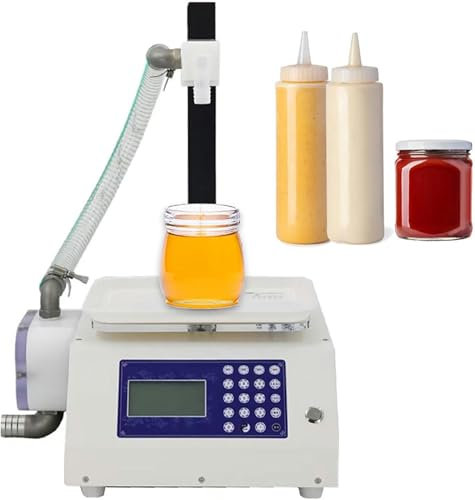 LYJYUJIE Viscous Liquid Quantitative Filling Machine Liquid Filling Machine Liquid Filling Machine, 100-5000ml Automatic Bottle Filling Pump Bottle Filling Machine