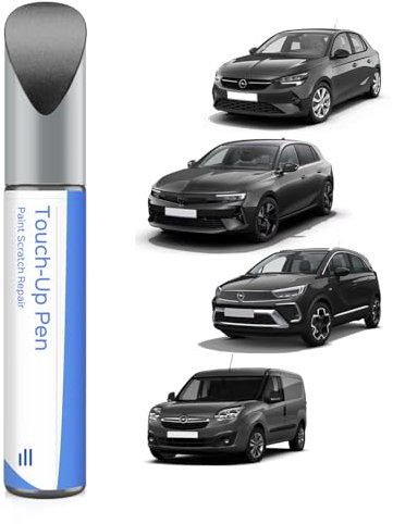 Pintura de retoque para Opel G40 / EVL/10H gris lunar gris metalizado/gris moonstone gris metalizado – Coincidencia exacta – retoque de arañazos y astillas