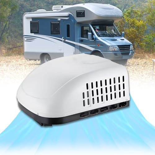 RV-Dachklimaanlage 115Volt, Reisemobil 115V Klimaanlage 15000BTU, Reisemobil Dachklimaanlage APU Klimaanlage, Niedriges Profil Transporter Golf Wohnwagen Bagger Busse