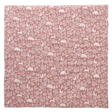 VERTBAUDET Couverture/Fond De Parc Bébé Coton Vieux Rose 75X100