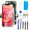 EXW for iPhone 12/12 PRO Screen Replacement Kit - Full HD LCD 6.1'' Display and 3D Touch Digitizer Assembly with Repair Tools Compatibility A2172, A2402, A2404 A2403, A2341, A2406, A2408, A2407