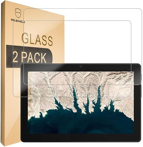 Mr.Shield Screen Protector compatible with Lenovo Chromebook 10e 10.1 [Tempered Glass] [2-PACK] [Japan Glass with 9H Hardness]