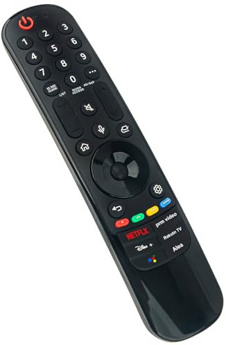 VINABTY Nuevo AKB76039901 MR22GA Mando a Distancia Universal Magic Motion Voice Aptos para LG Smart LED LCD OLED QNED Nano TV,6 Shortcut Keys,Air Mouse