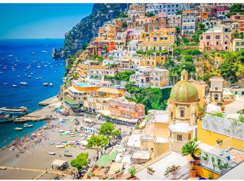 Puzzles 1000 Pieces for Adults jigsaw puzzles for adults 1000 Piece Puzzle Challenging Game for The Whole for Women, Gifts for Men, Theme:Town of Positano
