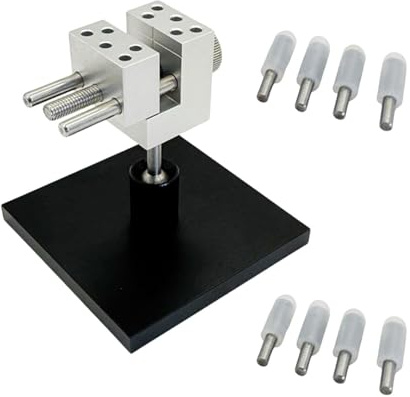 F Fityle Mini tornillo de banco de mesa, herramienta de reparación, profesional, resistente, para banco de trabajo en miniatura, pequeña abrazadera de para, 8 Varilla de Sujeción Y Base