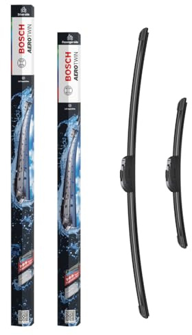 Bosch Aerotwin eAR 654 S Limpiaparabrisas Frontal 650 mm / 340 mm | Set de 2 Escobillas de Recambio para más Seguridad al Conducir, Adaptador Multi-Clip Premontado - Embalaje Fino y Compacto