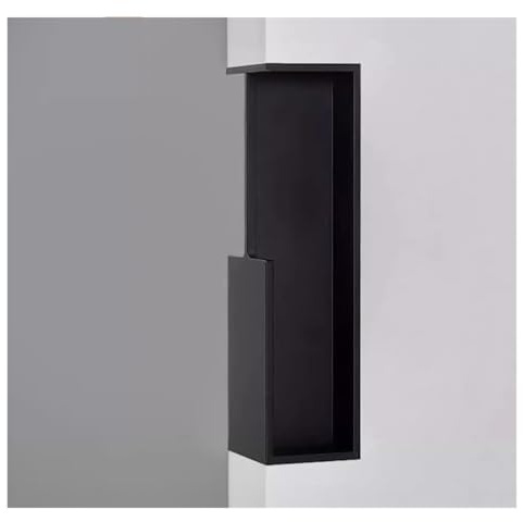 TUOKLNC Embedded Push Pull Hidden Door Handle for Pocket Sliding Doors - Kitchen Cabinet Handle, Invisible Linkage System, Modern Flush Design, Brushed Stainless Steel(White-240MM)