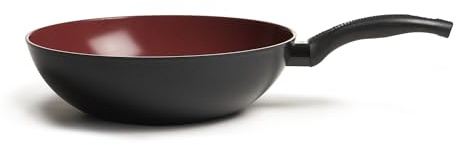 CLASSE ITALY, Linie Tuscany, Wok, 30 cm, natürliche Antihaftbeschichtung, 5 Schichten, hohe Festigkeit, ohne PTFE, PFOA, Blei, Cadmium, für Induktion und Flamme
