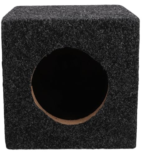 OUNONA Wooden Speaker Box for Car Audio Speaker Enclosure Empty Wood for Vehicle Truck Home Stereo