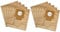 FIND A SPARE Hoover Bags C2E For Panasonic Vacuum Cleaners Pack Of 10