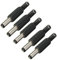 WOVELOT 5Pcs 5.5Mm X 2.5Mm DC Prise d'alimentation Adaptateur Adaptateur Connecteur