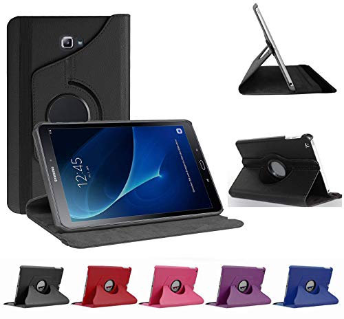 MUNDDY- Funda GIRATORIA 360º con Soporte para Samsung Galaxy Tab S3 9.7 SM-T820, SM-T825,rotable 360° (Protector Cristal Templado Opcional) (Morado) …
