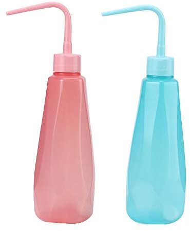 2Pcs Flower Watering Bottles Plant Water Can Succulents Pot Squeeze Bottle Garden Tool 480ML with 2