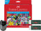 Faber-Castell 111260 - Buntstift Castle, 60er Kartonetui Malset inklusive Doppelspitzer und 2 PVC-freie Radierer