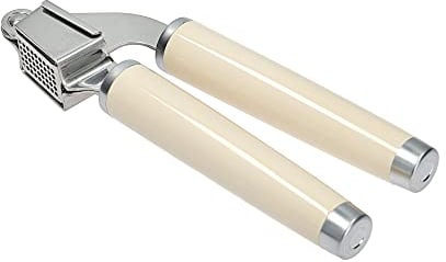 KitchenAid - Presse-Ail Manuel en Inox - Couleur Blanc Amande