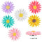 BEEFLYING 6 Stück Diamant Malerei Abdeckung Minder Blume Magnet Abdeckung Halter Sonnenblume Diamant Malerei Locators für Kunst Kreuzstich Versorgung