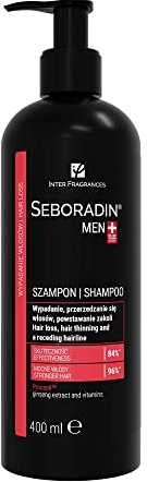Seboradin Shampoo Gegen Haarausfall Für Männer Haarverlust Haarwachstum Anti Haarausfall Haarshampoo Für Herren Vitamine Natürliche Extrakte Haar Kopfhaut Pflege Haarshampoos Haarpflege 400 ml Men