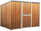 Box in Acciaio Zincato Casetta da Giardino in Lamiera 2.60 x 1.85 m x h1.92 m - 85 KG – 4,8 metri quadri (Finitura Legno)
