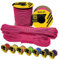 EdcX 3 mm Nylon Paracord 425 (15, 30, 50 and 100m) – 3 mm Type II, 100% Nylon Rope, 3 Strand Rope, 3 mm Nylon Rope in Many Colors (Sofit Pink, 100 m)