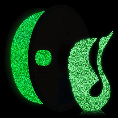 YOUSU 3D Printer Filament PLA Filament 1.75mm Laser Paillette Series-Galaxy Black Filament 1kg(2.2lbs).