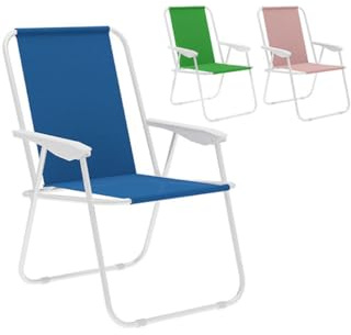Marbueno Gepolsterte Campingstuhl 59 x 75 x 51 cm
