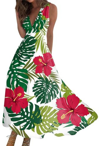 Robes Longues Femmes Été Boheme Chic Robe Femme Ete Robe Femme Ete Grande Taille Robe Soiree Robe De Plage Femme Grande Taille Robe d'hiver Femme Robe De Soirée Robe Femme Rose Vif L