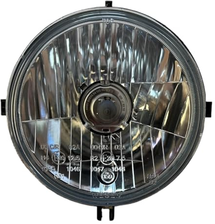 Generic Scheinwerfereinsatz H4 Klarglas mit Standlichtfassung für 12 Volt (E-Prüfzeichen) passend für SR50, SR80