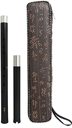 G/F Keys Bambusflöte, chinesische Bambusflöte, Xiao, 2 Abschnitte, 8 Löcher, traditionelles Musikinstrument für Anfänger, 8-Loch-Flöte
