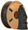 ERYONE Mixed Material PLA Filament 1.75mm +/- 0.03mm, 1kg Spool (2.2LBS) 3D Printer Filament, Wood PLA, Charcoal Grey Wood