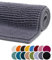 liebling Badteppich, 100% Polyester - Mikrofaser, Serie Chile, 60 x 100 cm, 30 Grad waschbar, Fußbodenheizung geeignet, Farbe: anthrazit
