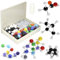 QWORK® 240 Stücke Chemie Molekularmodell Set, organische und anorganische Chemie Molekularmodell, geeignet für Schulunterricht und Experimente