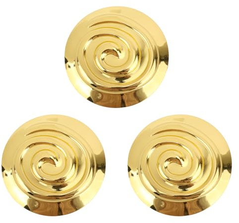Mikovivi 3stk Gold Brosche für Damen, Golden Spirale Brosche Nadeln Griechisch Göttin Kostüm Accessoires Göttin Schmuck für Cosplay Kleiden Auf Party Halloween