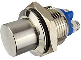 Sintron Connect Metalltaster 16 mm mit Hohem Tasterkopf 1 x Schliesser