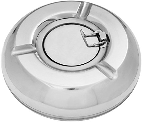 MB821 - Edelstahl Sturmaschenbecher Ascher Aschenbecher