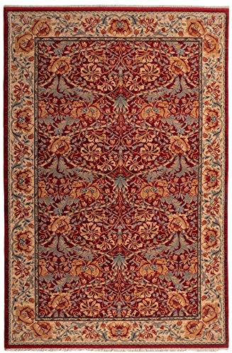 Theko | Teppich Saharna aus 100% Schurwolle, maschinell gewebt, Oeko-Tex, aus Neuseeland | Rot | 250x350cm