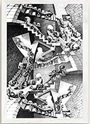 RUIYANMQ Puzzles 1000 Stück Escher Surrealistische Geometrische Qualitätfür Erwachsene Kinder Spiele Lernspielzeug Wq114Xz