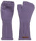 KNIT FACTORY - Cleo Handstulpen - Fingerlose Handschuhe - Gestrickte Handschuhe für Winter - Damen Handstulpen aus Wolle - Hochwertige Qualität - Violett