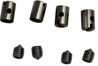 2 pcs Solderless Cable Nipple 5mm OD Compatible with Motorcycle Scooter Mower Throttle Choke