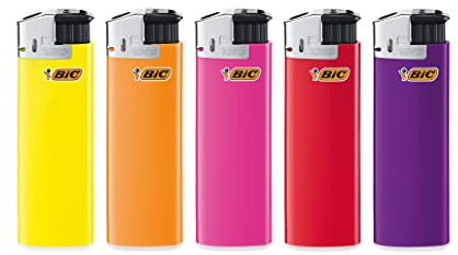 BIC Maxi Elektronic Feuerzeuge inkl. Gummibären von sunmando (5 Stück)