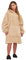 Brentfords Teddy Fleece Oversized Hoodie Blanket Wearable Soft Warm Cosy Giant Thermal Throw Blanket Hoodie for Women Men Teens, One Size, Beige - Adults