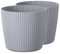 Tymar Pot de Fleurs, jardinière, Lot de 2, Forme Ronde((2pack) Gris Clair, ø 30 cm)