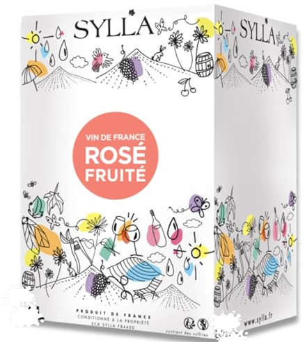 Cubi Rosé fruité 10L - IGP Med - Sylla