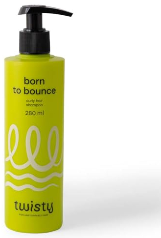 Twisty Born To Bounce Locken Shampoo Für Lockiges Haar - Locken Shampoo Naturlocken Locken Produkte - 280ml