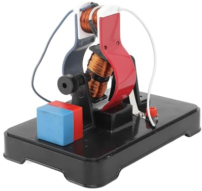 Candeon Miniatur Elektromotor Modell, DIY Motoren Modell Elektromotor Kit Physikalisches Experiment Modell, Elektromagnetische Motor Modellfür Das Lernen Von Schülern Ac/Dc Schaltungen