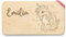 Frühstücksbrettchen Holz Natur - Einhörner - Frühstücksbrett Einhorn I Geschenke für Mädchen I Unicorn - 22x12 - Holz - kinder kinderbrettchen personalisierte und name holzbrett brettchen