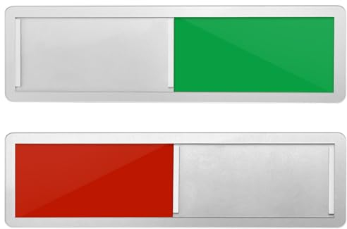BUZIFU Privacy Sign Vacant/Occupied Sign Do Not Disturb Sliding Door Signs Toilet Signs Vacant Occupied Bathroom Indicator Magnet Adhesive Conference Sign for Home Office Restroom Bathroom