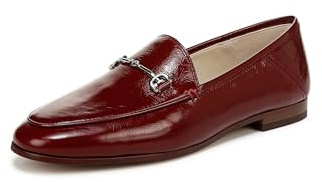 Sam Edelman Shoes for Women - Loraine Bit Loafers Medium Fit Cabernet Red UK 6
