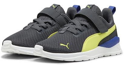 PUMA Anzarun Lite Ac+ Ps Unisex Kinder Sneaker, Galactic Gray Lemon Sherbert Puma Black, 32 EU