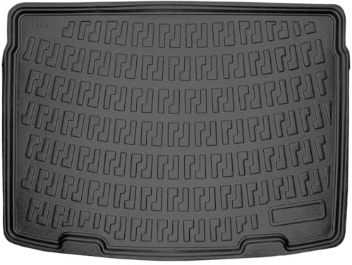 Trimak Passgenau 3D Obere Kofferraumwanne Kompatibel mit Mini Cooper Elektro SE F56 Obere Kofferraumwanne Kofferraummatte Schutzmatte Auto Zubehör Antirutschmatte Kantenschutz TPE Gummi Dauerhaft