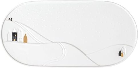 Räder Plateau de service en porcelaine Motif paysage de neige
